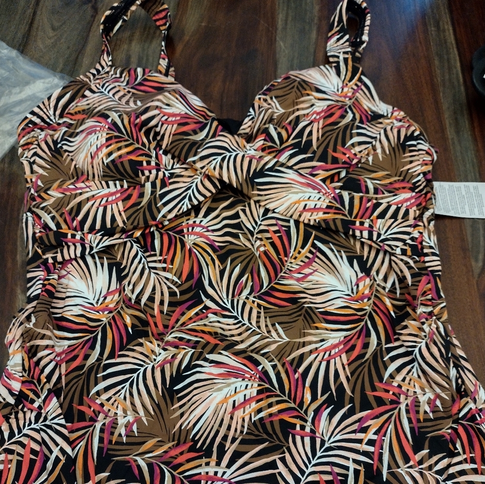 Lands End Tankini Top 16D